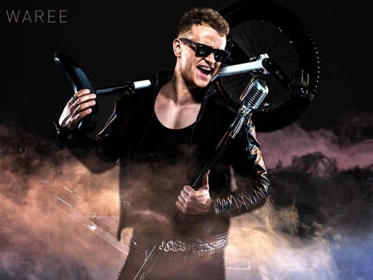 Einradstunts & Rockabilly: Dustin Waree